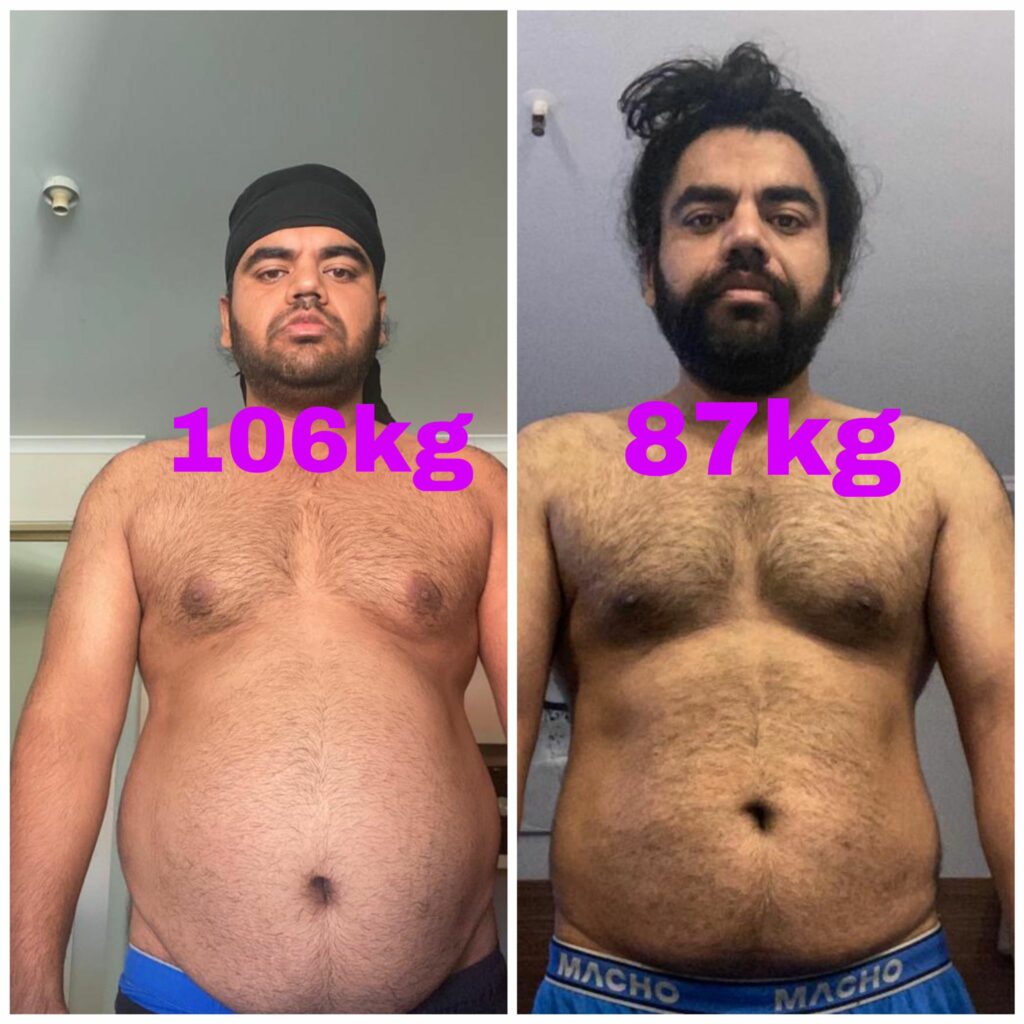 weight loss - before and after