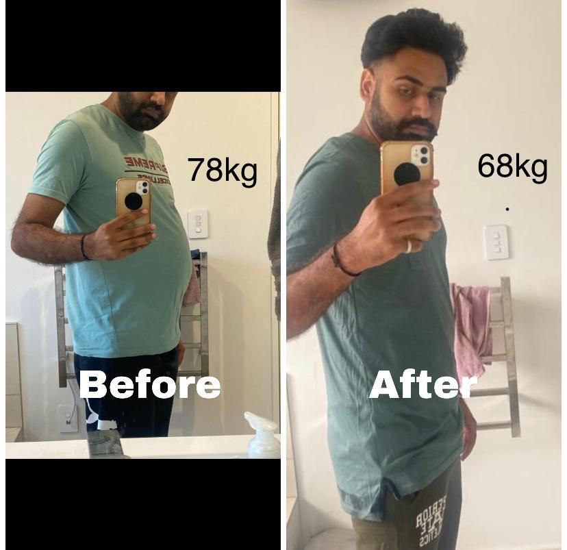 weight loss - before and after